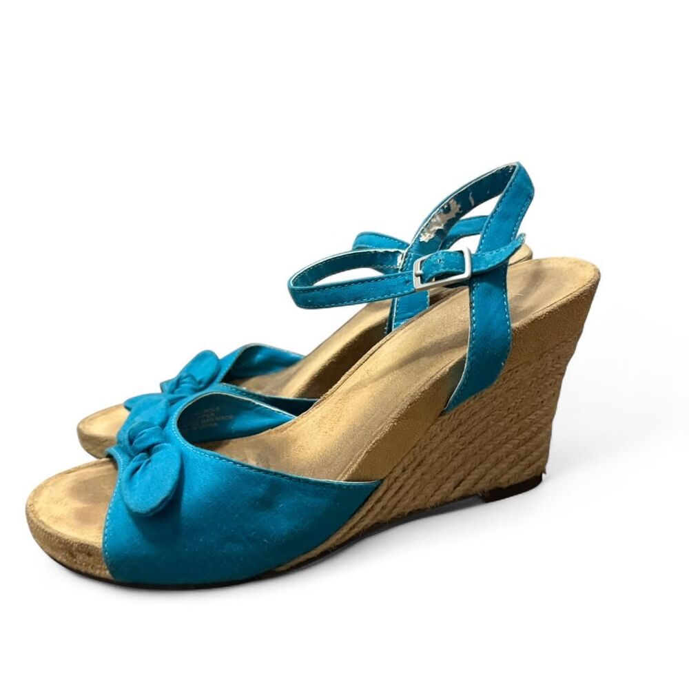 Aerosoles Women's Blue Wedge Sandals